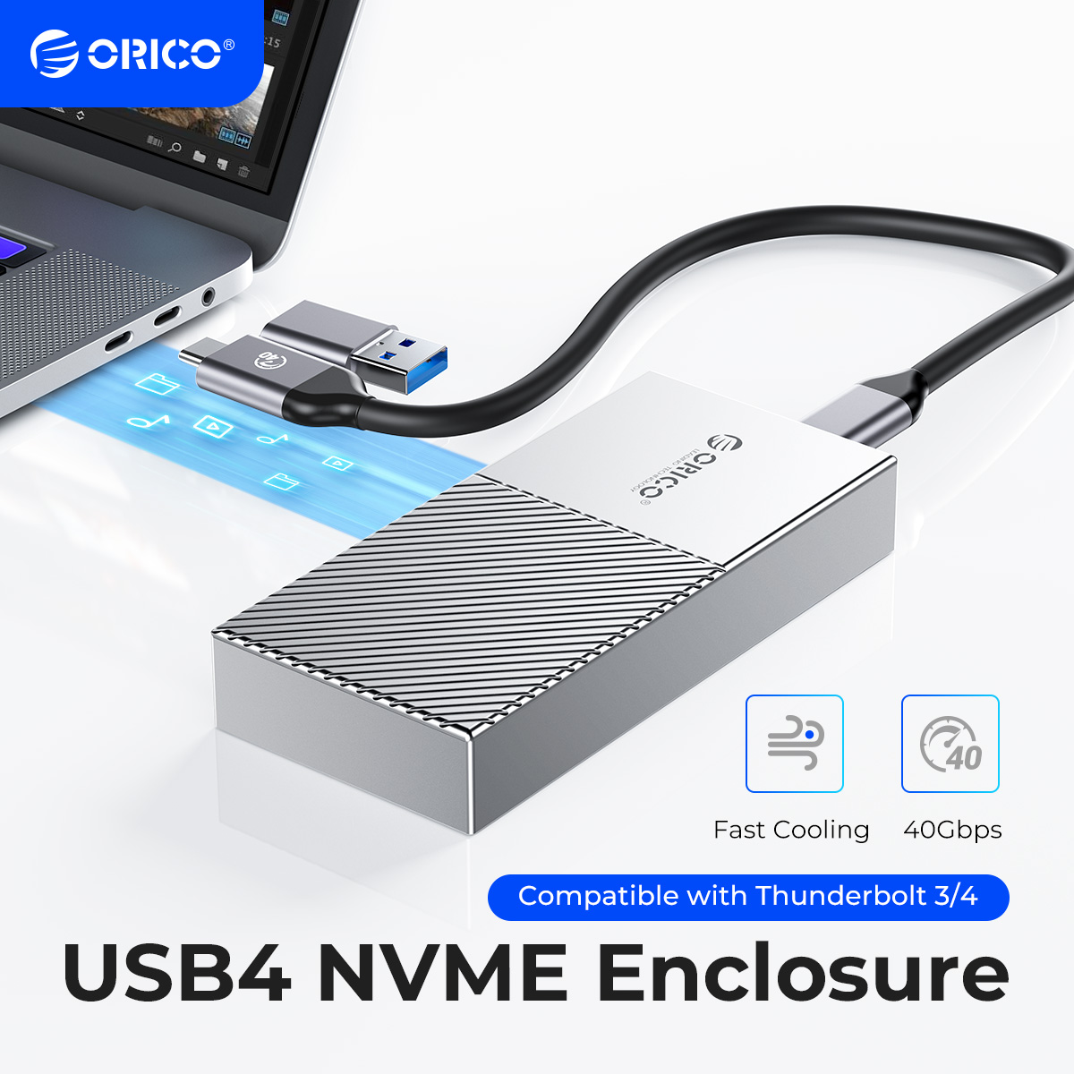 Thunderbolt 4 External Ssd 4Tb - ORICO USB4 NVMe SSD-Gehäuse 40 Gbit/s
